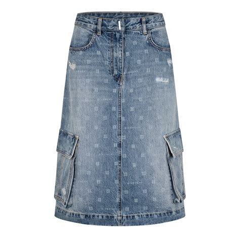 givenchy denim skirt